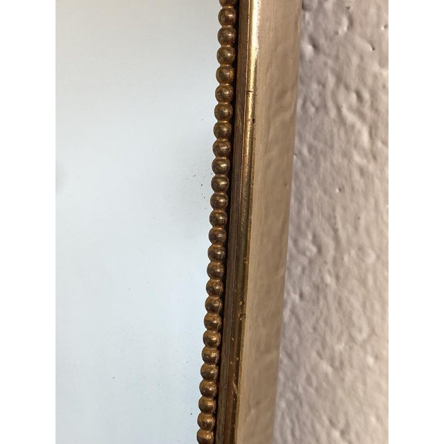 Brass Mirror in the style of Gio Ponti, 1950s For Sale - Image 4 of 13