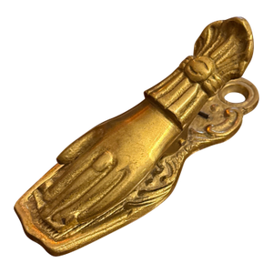 Victorian Brass Hand Clip