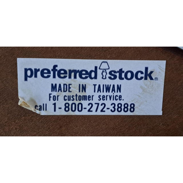Vintage Preferred Stock Mid Century Wood Floor Lamp End Table Magazine Rack Comb For Sale - Image 11 of 12