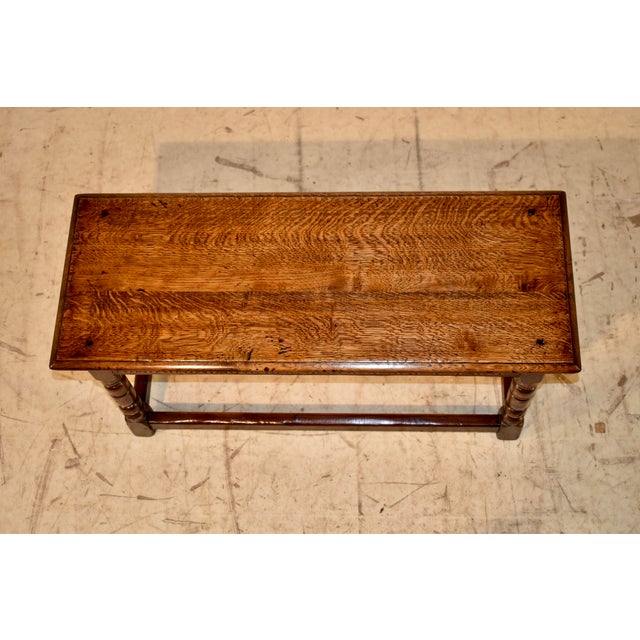 Late 19th Century English Oak Joint Bench For Sale In Greensboro - Image 6 of 7
