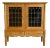 In Style of Henning Kjærnulf Oak Cabinet Storage With 2 Glass Doors and Drawers Denmark Mid-Century Modern 1960s For Sale
