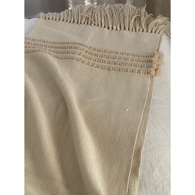 Wool Blend Throw For Sale - Image 9 of 14