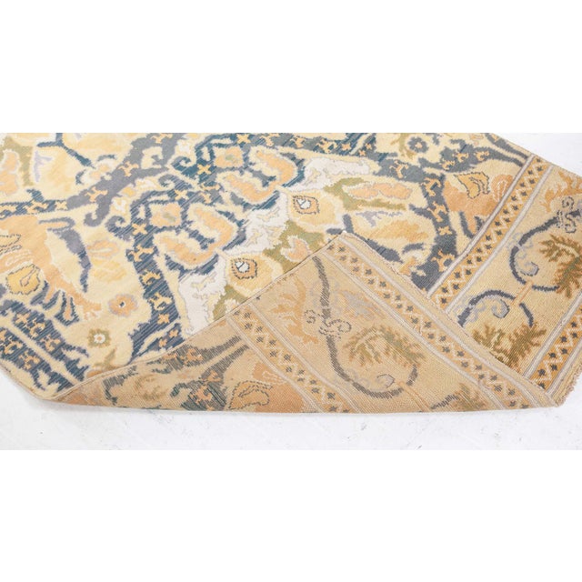 Textile Doris Leslie Blau Vintage 1920s Spanish Cuenca Design Runner (Fragment) For Sale - Image 7 of 7
