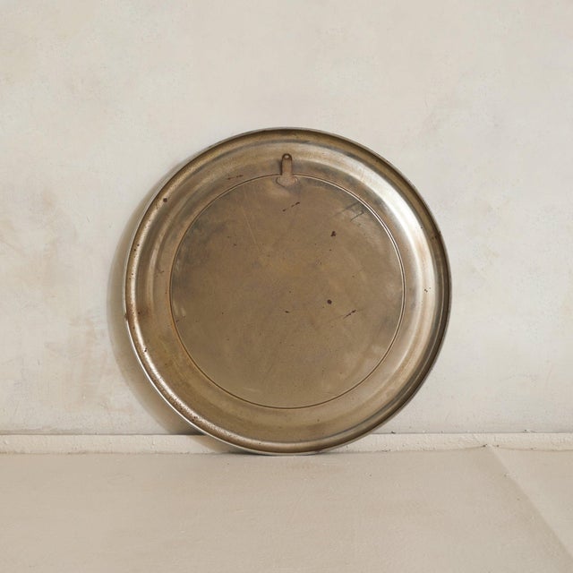 Chrome French Chrome Wall Mirror with Ceramic + Glass Tesserae, 1970s For Sale - Image 8 of 9