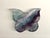 Pair Natural Fluorite Butterfly Dishes Gemstone Rock Crystal For Sale - Image 9 of 15