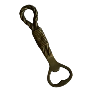 Vintage Brass Maritime Knot Bottle Opener