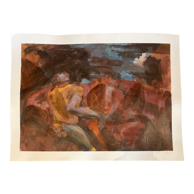 Abstract Painting by San Francisco Artist Aidan Sobon For Sale