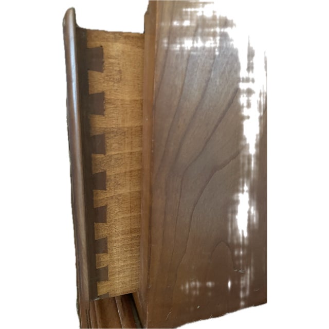 Solid Cherry HighBoy Appears to be made in old style with wood pegs to connect solid cherry wood to other solid cherry...