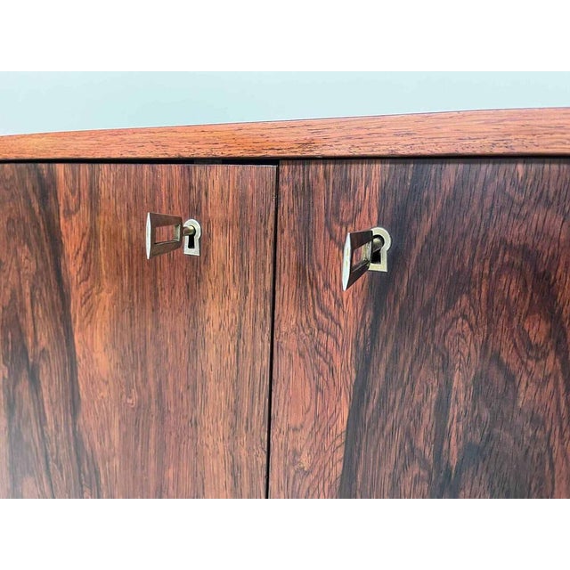 Brown ​Fristho Highboard in Rosewood, 1960s For Sale - Image 8 of 17