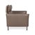 Brown Taupe Leather Porto Armchair with Manual Function from Erpo For Sale - Image 4 of 5