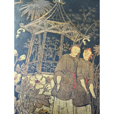 Chinoiserie Wood Trunk For Sale - Image 10 of 16