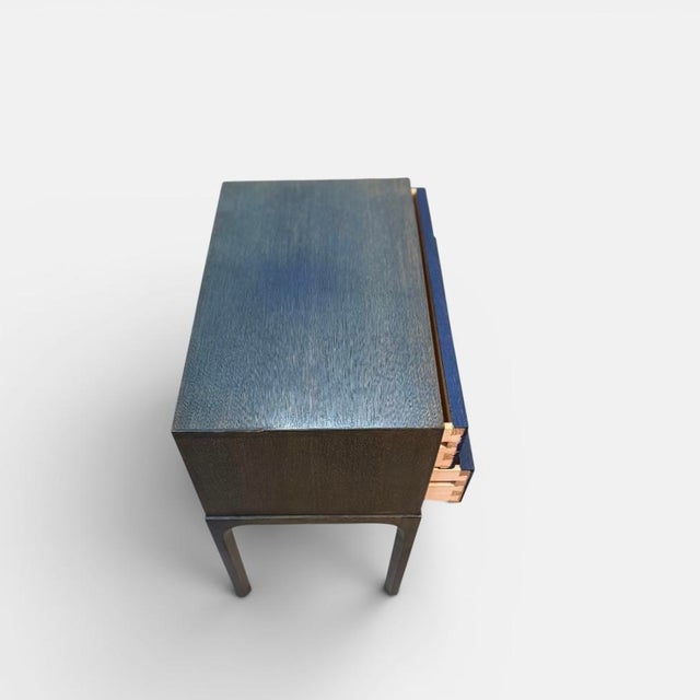 Oak Chest of Drawers with Wall Mirror by Aksel Kjersgaard for Odder Møbelfabrik, Denmark, 1960s, Set of 2 For Sale - Image 10 of 18