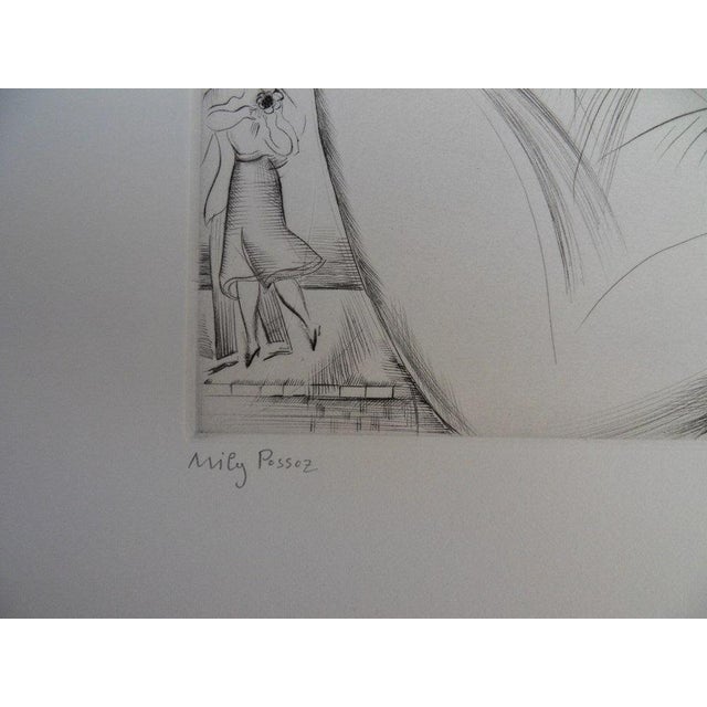 Mily Possoz, La jeune fille au bouquet, Etching For Sale - Image 7 of 9