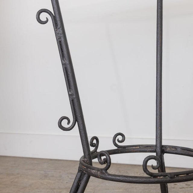 1920s Spanish Wrought Iron and Glass Center Table For Sale - Image 9 of 14