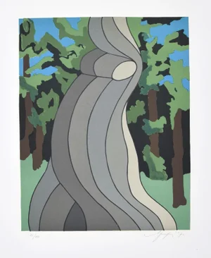 Composition - Original Screen Print by A. Fanfani - 1972 1972
