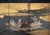 Late Edo to Early Meiji Japanese 6-Panel Gold Leaf Byobu Screen With a Boat For Sale - Image 15 of 18