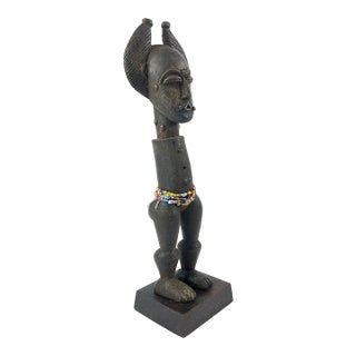 Early 20th Century Kulango Figure on Custom Base Cote d'Ivoire For Sale