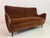 Textile Italian Curved Sofa in Cotton Velvet, 1950s For Sale - Image 7 of 12