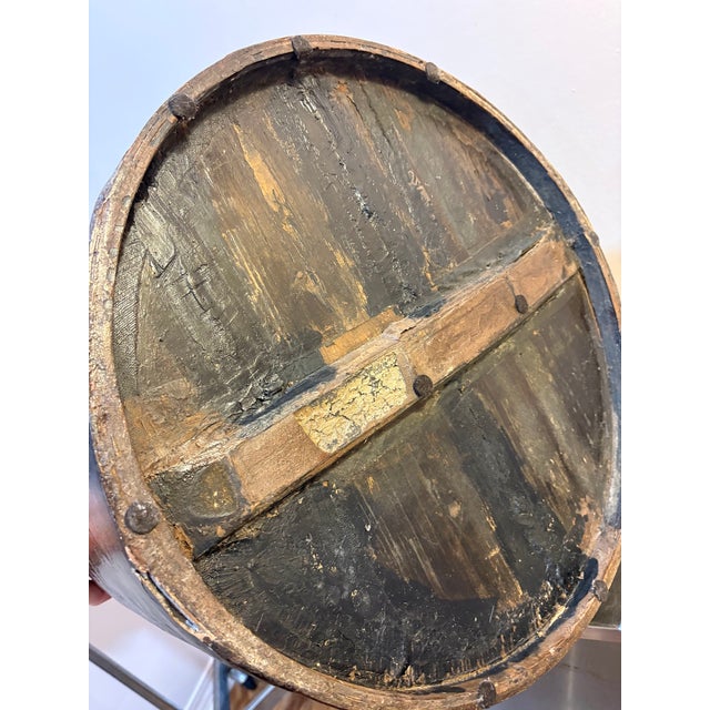 Antique Chinese Bamboo Tiered Wedding Basket For Sale - Image 10 of 10