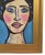 Colorful Picasso-style abstract portrait of a woman on stretched artist canvas. Signed by the talented artist "Franccesca...
