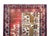 An incredible folky mid-20th century Persian Klederdasht pictorial rug depicting four large deer living amidst a field of...
