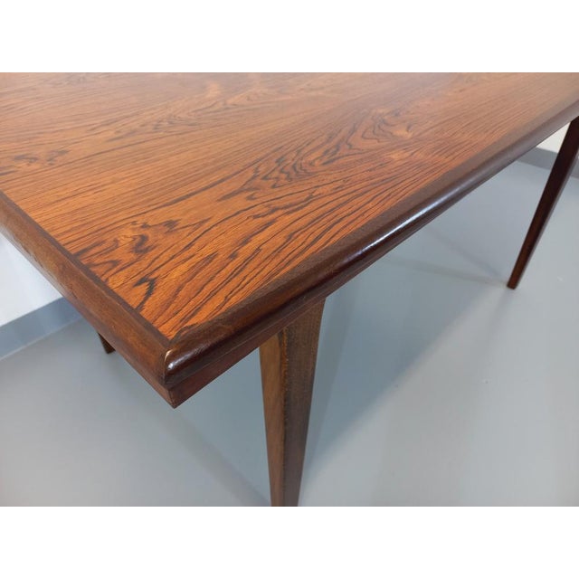 Vintage Scandinavian Dining Table in Rosewood with Extensions, 1960s For Sale - Image 12 of 16