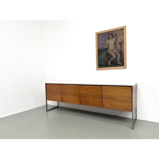 1970s Modernist Sideboard in Rosewood and Marble from Arno, 1970s For Sale - Image 5 of 18