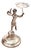 Silver Toothpick Holder with Saleswoman on Pedestal For Sale