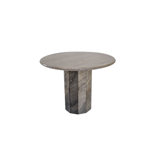Round Italian Coffee in Marble, 1980s