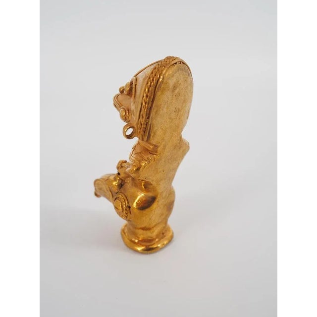Colombian Taïrona Tumbago Statuette of Androgynous Deity For Sale - Image 3 of 8