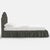 Stoffer Home x Cloth & Company Thelma Ruffle Platform Bed in Geogian Vine Olive and Slate, Queen For Sale In Chicago - Image 6 of 7