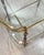 Brass and Wood Bar Trolley, 1960s For Sale - Image 9 of 13
