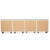 Interlübke Cube Wooden Sideboard in White Cream from Lübke For Sale - Image 15 of 18
