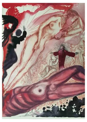 Salvador Dalí, Mulier e Latere Viri, Lithograph, 1964