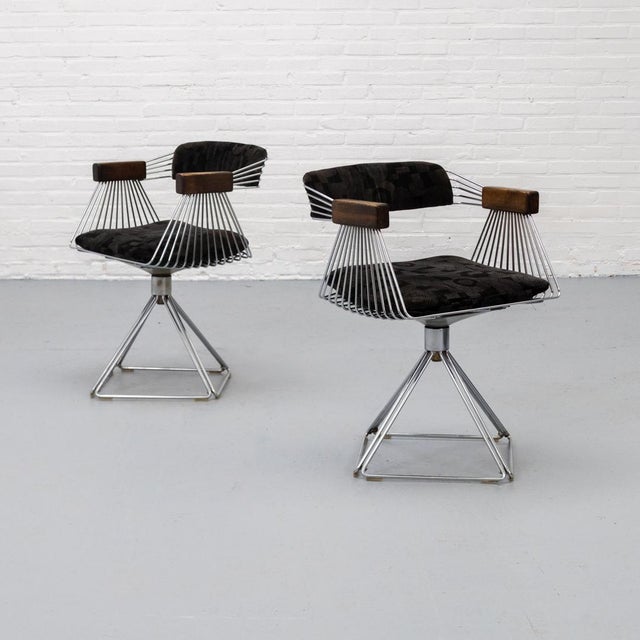 Rudi Verelst Delta Dining Chairs by Rudi Verelst for Novalux, 1970s, Set of 4 For Sale - Image 4 of 18