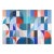 2026, Bauhaus Geometric Painting Diptych, Below the Sea Level, Acrylic Paint on Watercolor Paper by Natalia Roman For Sale