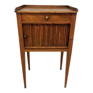 19th Century French Provincial Walnut Side Table For Sale