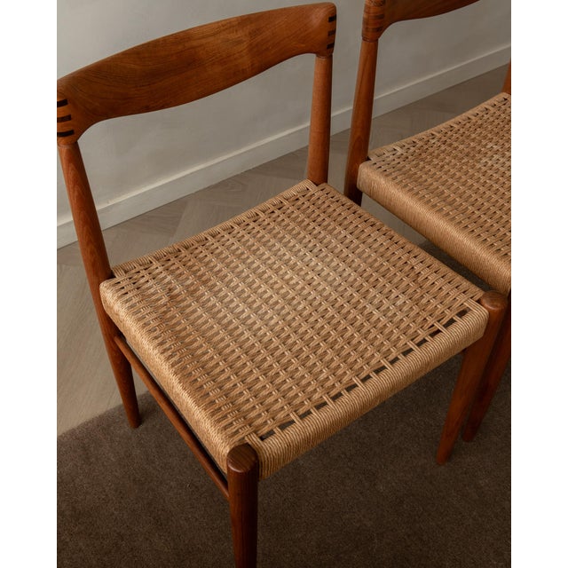 Vintage Danish Teak Dining Chairs by Henry Walter Klein for Bramin Møbler, 1960s, Set of 3 For Sale - Image 14 of 17