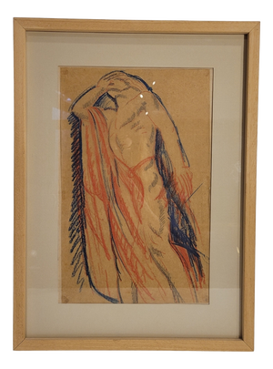 Agustín Carrera, Sketch for the Opera Curtain of Lohegrin, 1920s, Paper