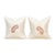 Pair of Buti Ivory Paisley Pillow Cover For Sale