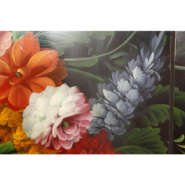 Italian Renaissance Style Hand Painted Screen For Sale - Image 9 of 13