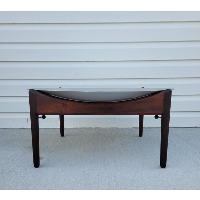 Soren Willadsen Mobelfabrik 1960s Danish Rosewood Bowl Table by Kristian Vedel For Sale - Image 4 of 12