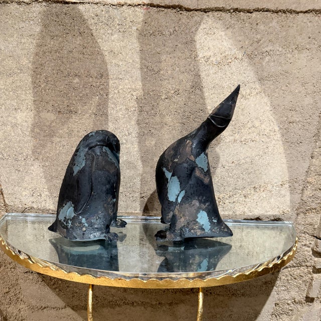 Tony Evans Studio Pottery Penguins Figurines Sculpture Brutalist Modern For Sale In San Diego - Image 6 of 16