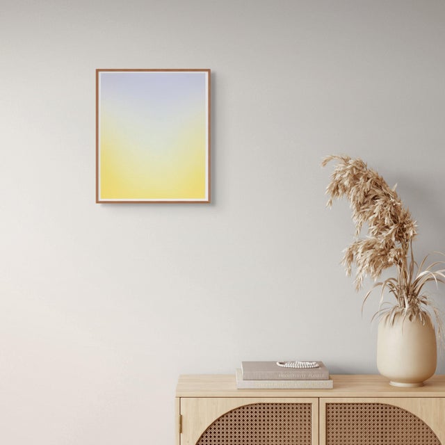 Abstract Contemporary Abstract Oil on Paper "P002" by Eric Cruikshank For Sale - Image 3 of 4