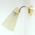 1950s Mid-Century German Brass and Glass Wall Light Sconce, 1950s For Sale - Image 5 of 12