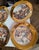 Gold Six Old Master Renaissance Art Cabinet Plates With Gold Exterior Rims For Sale - Image 8 of 14