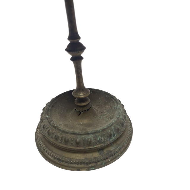 Austro-Hungarian Empire Biedermeier Silver Candleholder, 1890s For Sale - Image 3 of 8