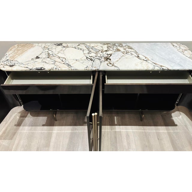 Caracole Modern Marble Vena Sideboard For Sale In Atlanta - Image 6 of 7