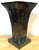 Monumental French Moderne Bronze Vase with Verdigris Patina, in the Manner of Gilbert Poillerat, 1950s A striking French...
