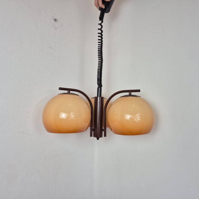 Space Age Hungarian Pendant Lamp from Szarvasi, 1960s For Sale - Image 13 of 13